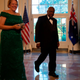 Supreme Court Justice Clarence Thomas (R) and his wife Virginia arrive in the Booksellers area of the White House to attend a state dinner honoring Australian Prime Minister Scott Morrison, in Washington, DC, on September 20, 2019.